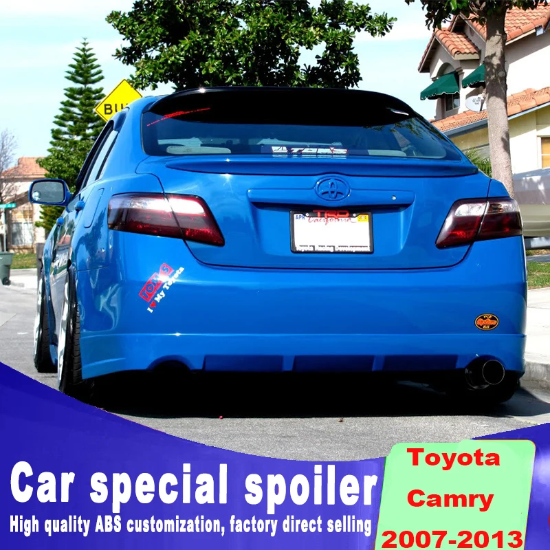 Задняя крышка из АБС пластика для toyota camry задняя спойлера праймера белого черного