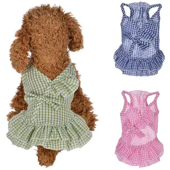 

Pet Spring Summer Small Fresh Dress Spring Strap Dress Close-Fitting Comfortable Breathable Beautiful Dog Clothes Pet Supplies