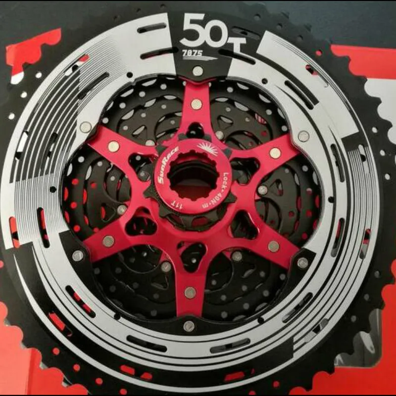 Sunracing MX80 50t MTB кассета 11 скоростей 11-50T супер широкий диапазон рулевой велосипед горный велосипед большие кассеты звездочки