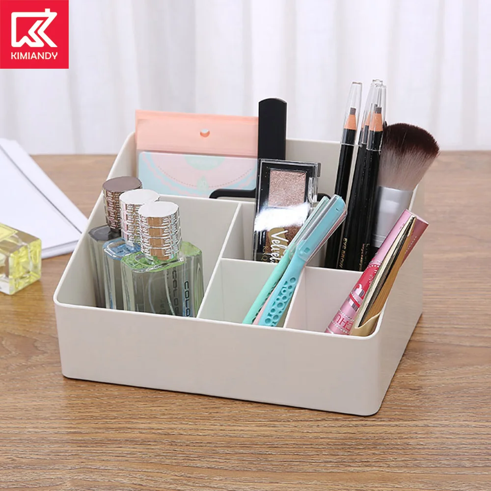 KIMIANDY Makeup Organizer Desk Accessories Organizer for Cosmetics