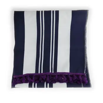 Striped Cotton Turkish Bath Towel with Tassels Thin Travel Camping Bath Sauna Beach Gym Pool Blanket Absorbent Easy Care 1