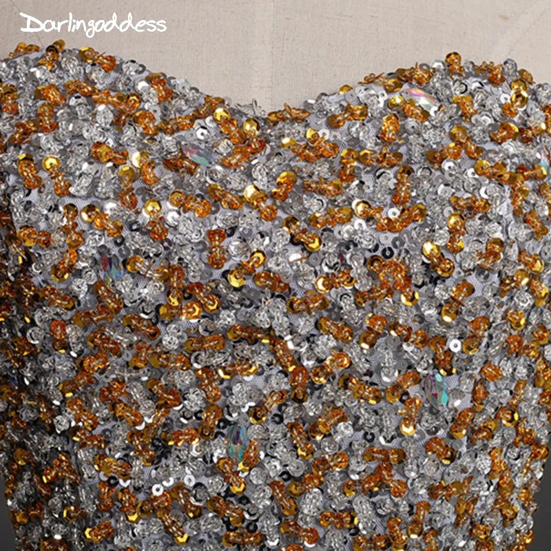 Роскошные Дубаи Robe De soiree светло серые Кристальные Длинные вечерние платья