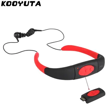 

KOOYUTA Waterproof 16G MP3 Music Player Underwater Swim Surfing Diving Neckband Sports Stereo Earphone Scuba Handsfree FM Radio