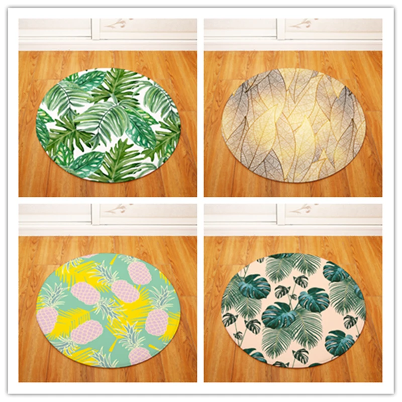 

Plant Round Carpet Kids Play Tent Gym Rug Bedroom Living Room Coffee Table Floor Mats /Baby Crawling Carpets