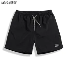 NEWDISCVRY модные для мужчин пляжные шорты Лето г. быстросохнущая трусы-боксеры с морской тематикой повседневное тонкий бермуды Masculina Человек Короткие