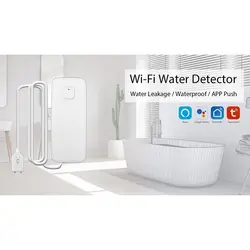 Wifi датчик утечки воды детектор уровня воды датчик утечки сигнализации умный дом работает с Alexa Google Home Ifttt