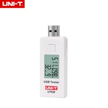 UNI-T UT658 USB цифровой ЖК дисплей Напряжение измеритель тока ёмкость тестер 9 В 3A С Подсветка