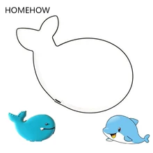 Homehow 1 шт./лот милый в форме дельфина печенье для разрезания резка теста набор торта печенья кухонные Инструменты для декорирования формы