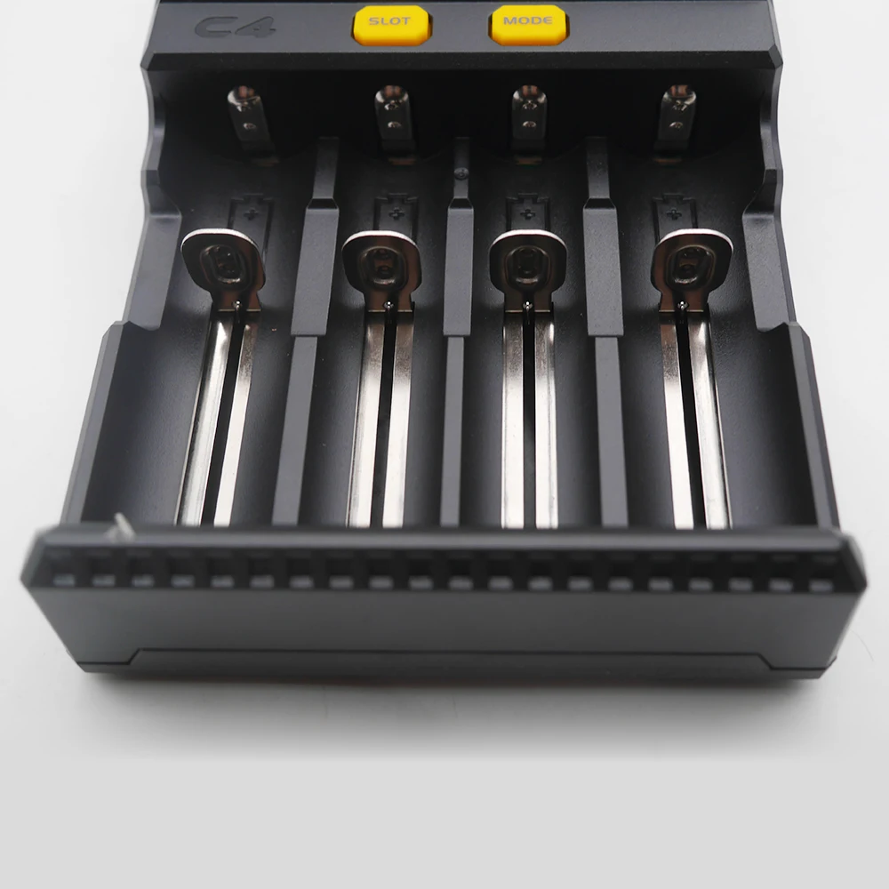 Зарядное устройство Miboxer C4 для Li Ion IMR ICR LiFePO4 18650 14500 26650 21700 AAA батареи 100 800 мАч 1.5A