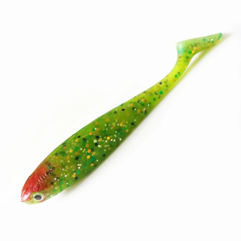 3Pcs/lot Fishing lures 6.2g 9.5cm Soft Worm Lure 3D eyes multiple Colour silicone Artificial Fake Bait fishing wobblers Pesca