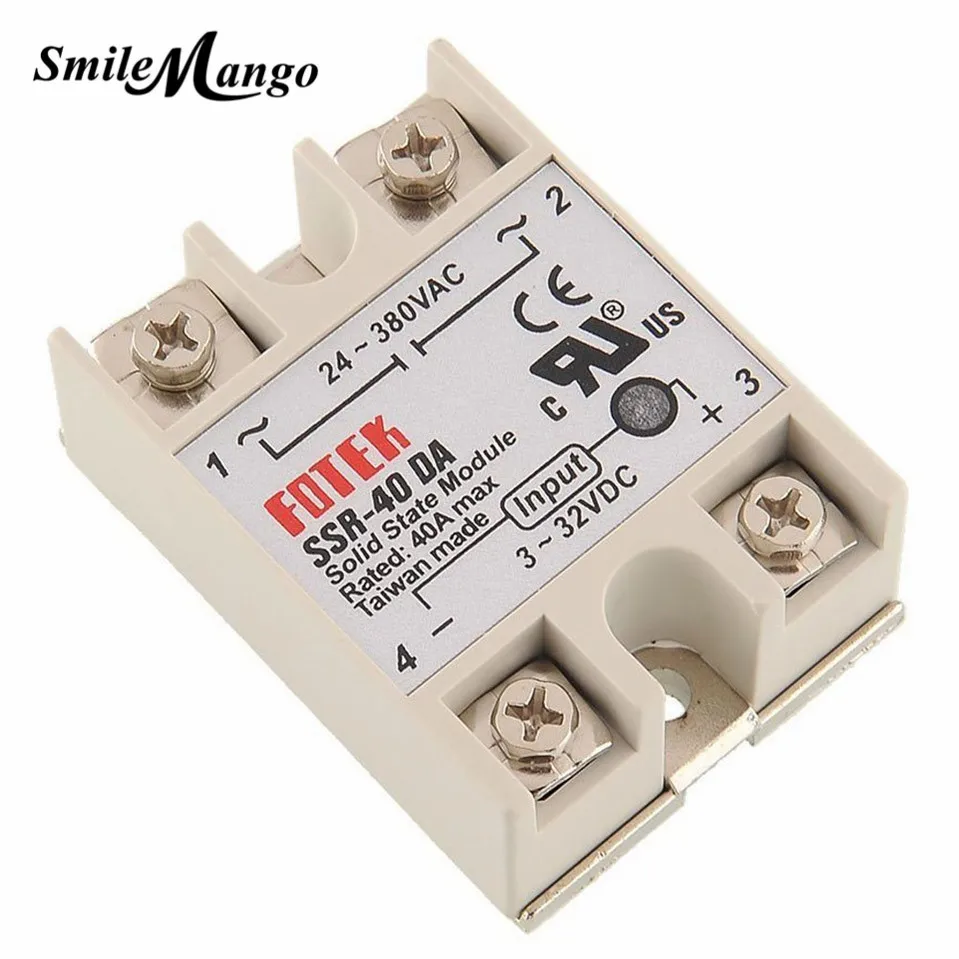 STORE99® Solid State Relay SSR 40A SSR40A SSR-40A Single Phase SSR For