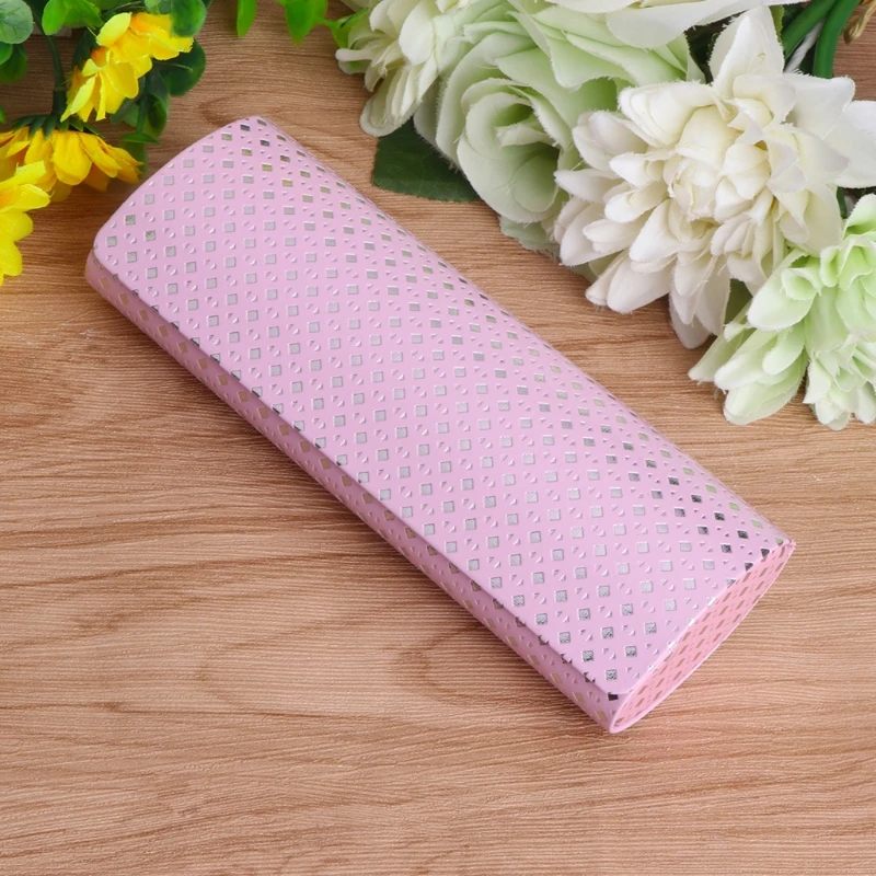 Hard Glasses Case Spectacle Box Eyeglasses Case For Women Iron Sheet Optical Bag Myopia Box Oval Magnet Eye Reading Handmade