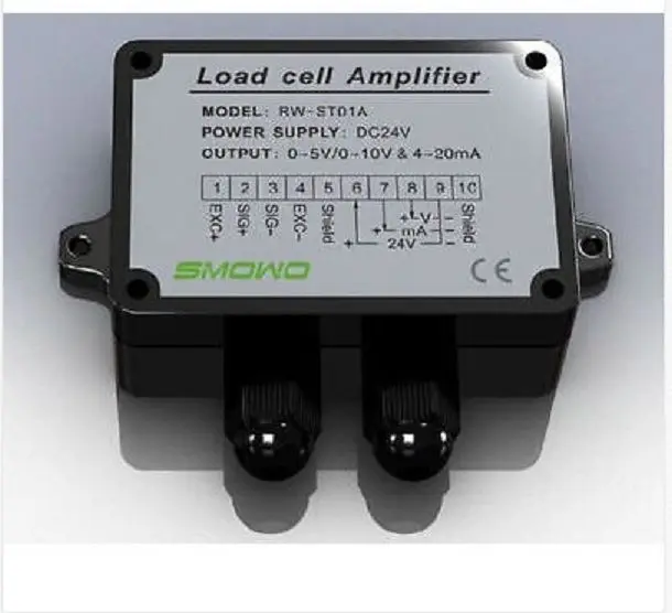 isolated supply 4-20mA & 0-10Volt Strain Gauge Load Cell Amplifier Transmitter 