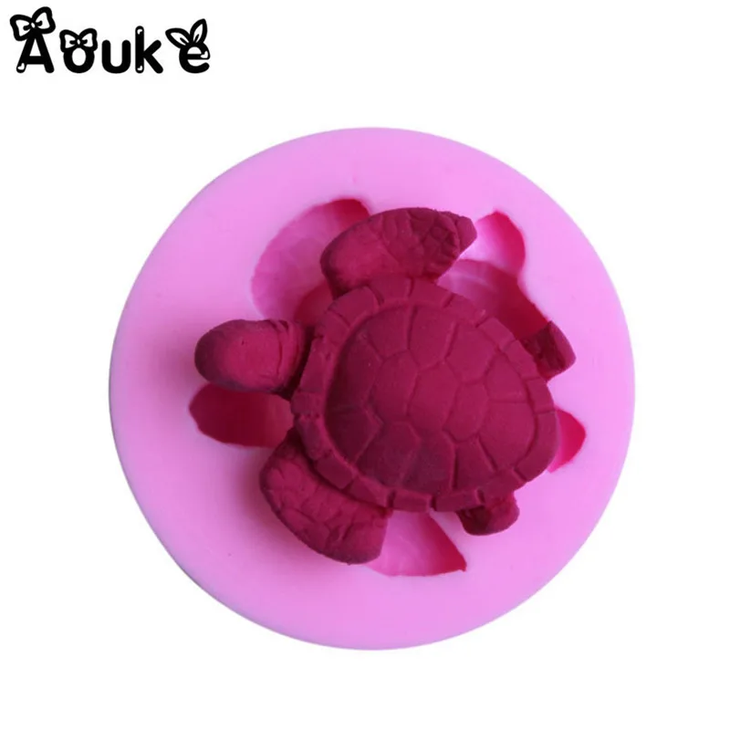 

Tortoise Shape Chocolate Cake Mold Soft Pottery Fondant Silicone Mould Candy Soap Baking Molds DIY Cake Wedding Decoration Tools