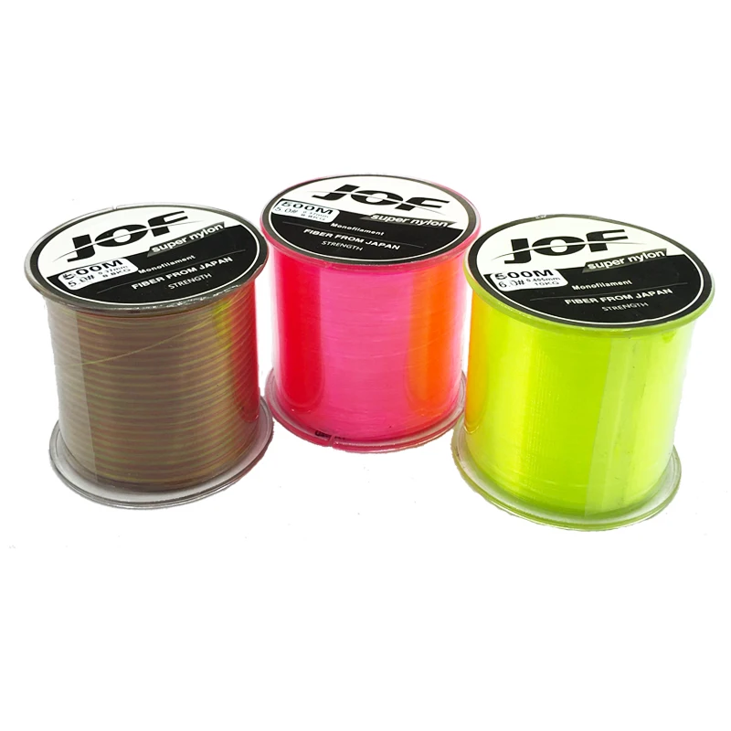 

super strong japan monofilament main fishing line 500m durable transparent fly nylon line fishing tackle pasca thread bulk spool