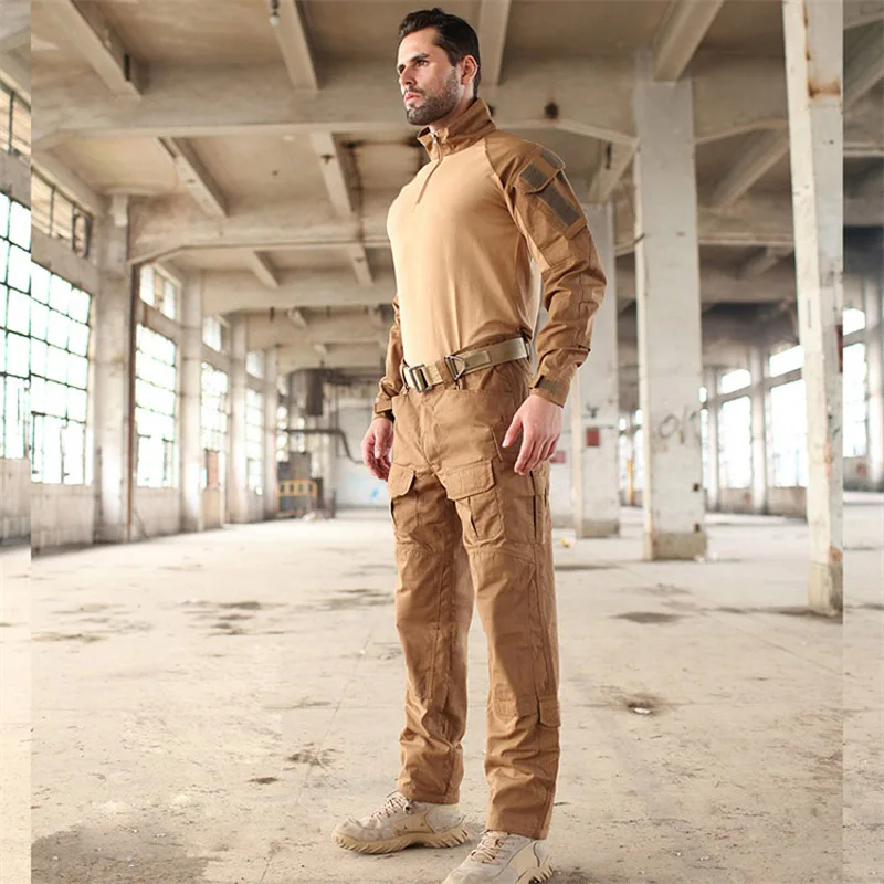  Military Uniforms Multicam Camouflage Tropic Frog Suits MTP Trainning G3 Suits Men US Army Airsoft 