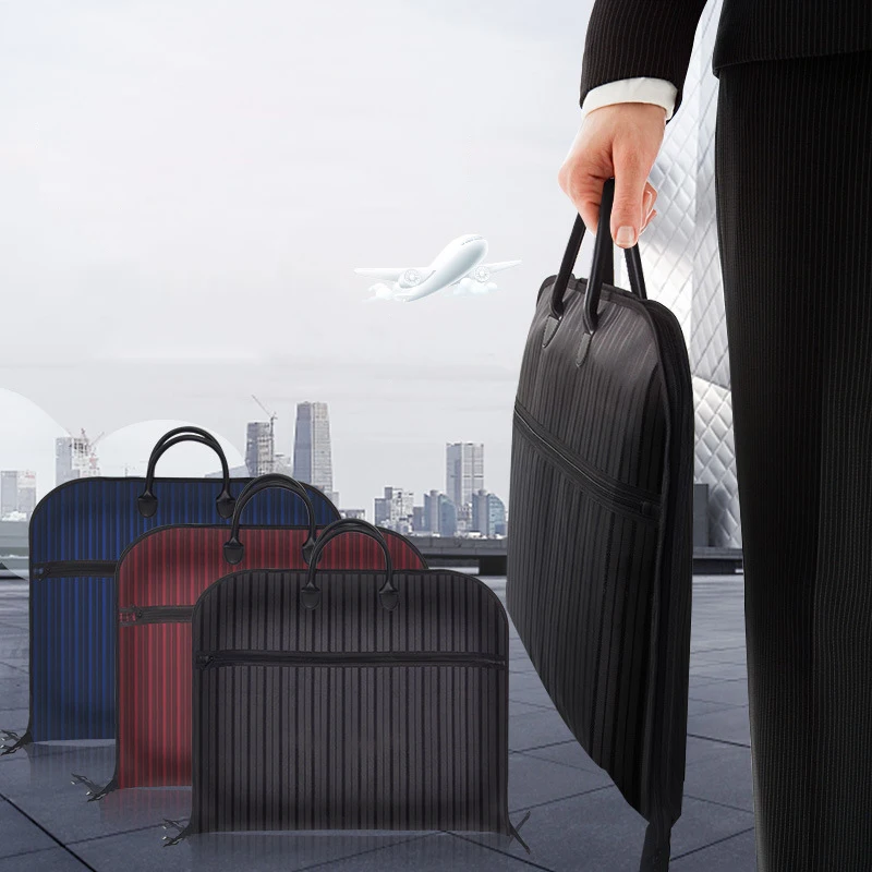 للماء حقيبة ملابس للسفر الرجال الأعمال حمل للطي دعوى معطف غطاء غبار خزانة تخزين حقيبة منظم اكسسوارات للماء حقيبة ملابس للسفر الرجال الأعمال حمل للطي دعوى معطف غطاء غبار خزانة تخزين حقيبة منظم اكسسوارات