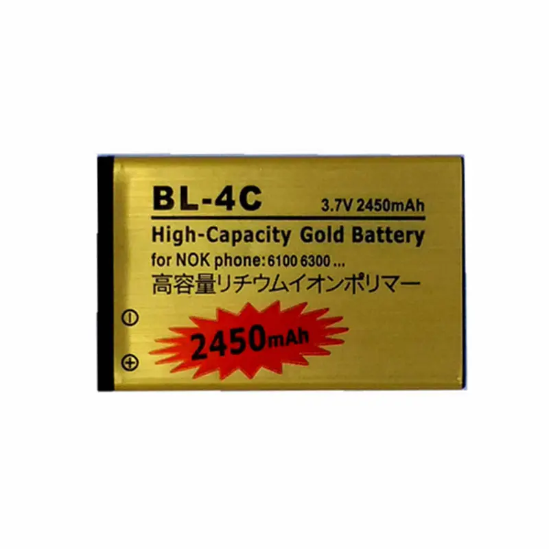 

BL-4C Rechargeable Phone Battery for Nokia 1265 1325 1506 1508 1661 1706 2228 5100 6103 3500 C2-05 Battery Accumulator Models