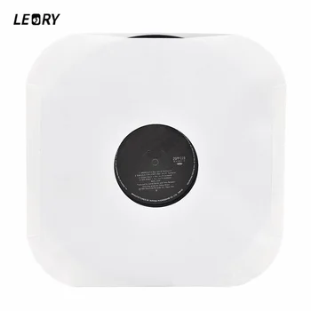 

LEORY 20pcs 12 inch White Inner Kraft Bag LP Vinyl record protection bag for Turntable CD Player Records