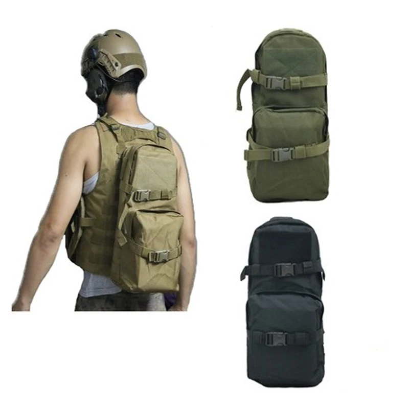 Outdoor Sport Molle Tactical Hydration Packs bag Bladder Pouch for