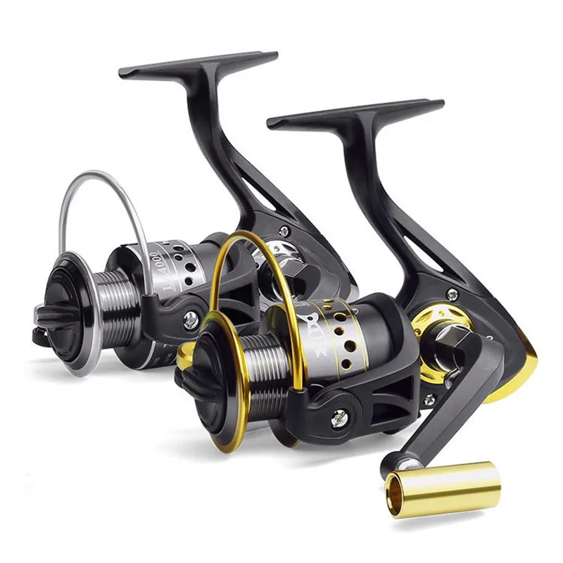 

Gold/Silver LA2000-7000 Spinning Casting Fishing Reel 13BB 5.2:1 Lure Sea Fishing Rod Fishing Coil Line Spool Wheel Carp Tackle