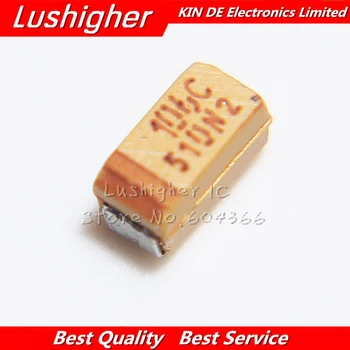 

20pcs A 3216 10uF 16V 106C SMD Error Error 10% accuracy tantalum capacitor