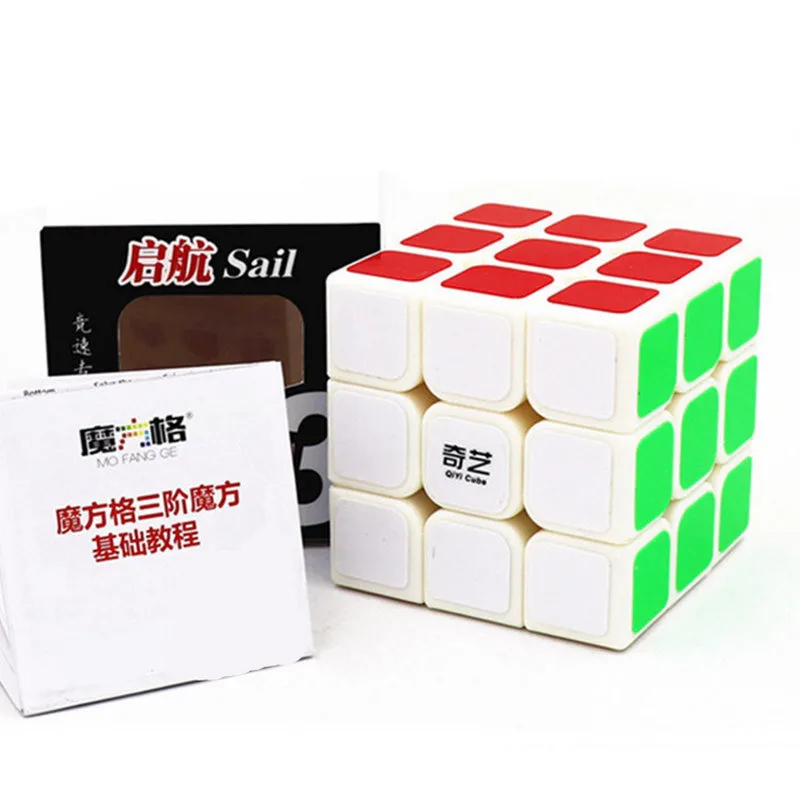 

XMD QIYI Cube 3x3 Magic Cubes Professional 3x3x3 5.6CM Sticker Speed Twist Puzzle Toys for Children Gift Cube