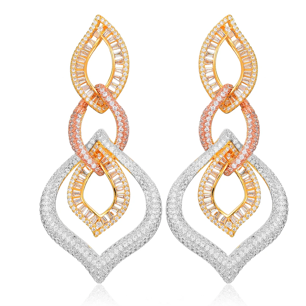

missvikki boucle d'oreille femme 2019 Dangle Earrings for Women Wedding Holiday Party Occasion Earring Jewelry Unique Design