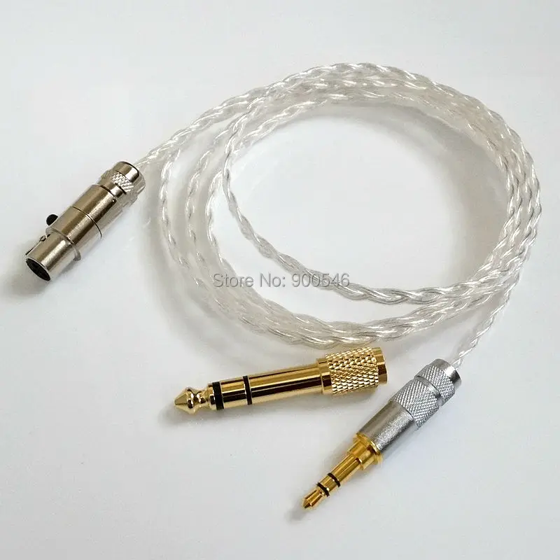 1,2 м 4FT 6 ядро 4N OCC посеребренный кабель для наушников Upgrade кабель для AKG K240 K242 K271 K272 K702 Q701 DAC