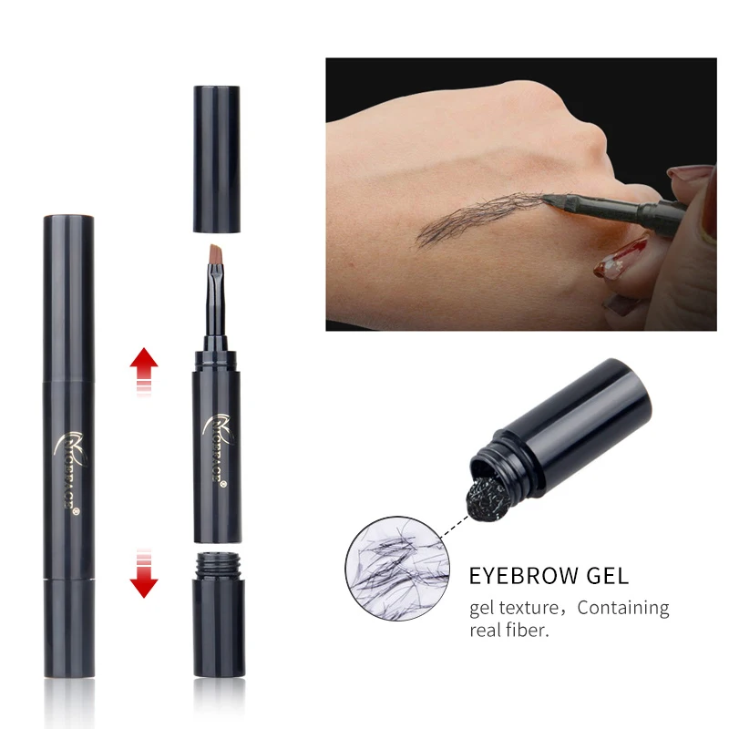

Eyebrow Fiber Easywear Waterproof Thicker Long Lasting Tint Sculpting Eyebrow Hair Fills Defines 3D Brows Extension Gel Makeup