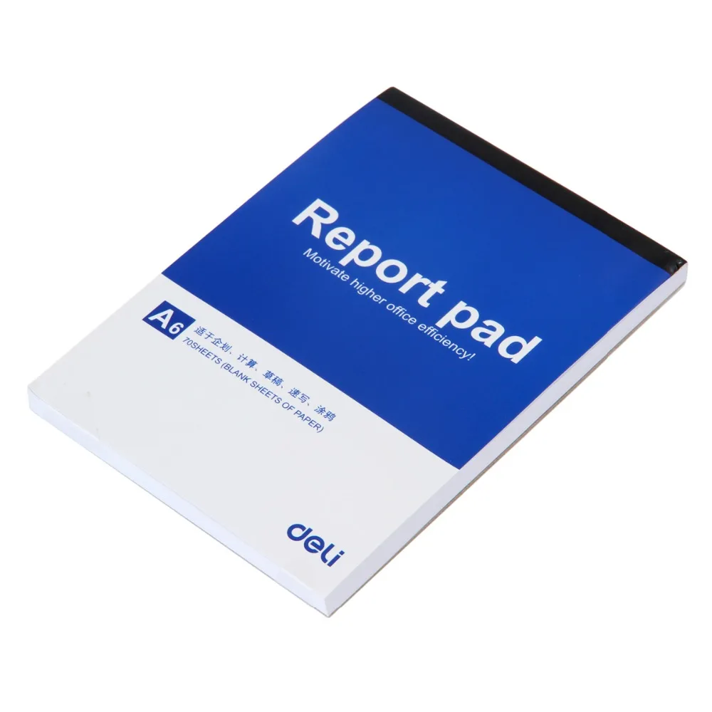 1Pc Report Pad A5 70 sheets Notebooks Writing Pads Blank sheets of