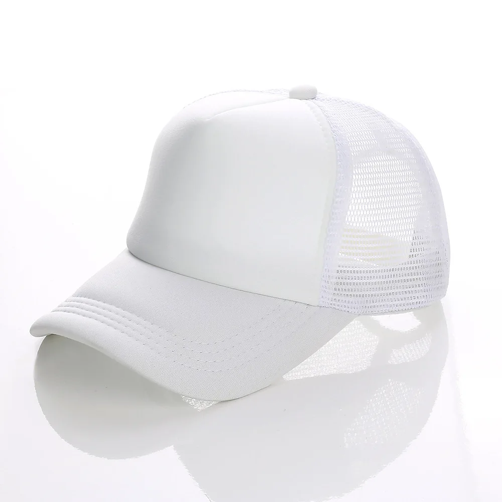 Fashion White Red hat cap Men Women net cap Breathable Outdoor Cap