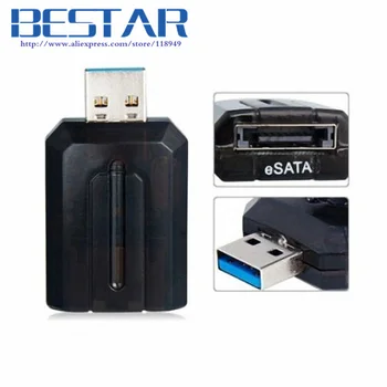 

USB 3.0 to eSATA external SATA 3G bps Convertor Adapter for 2.5" 3.5" hard disk
