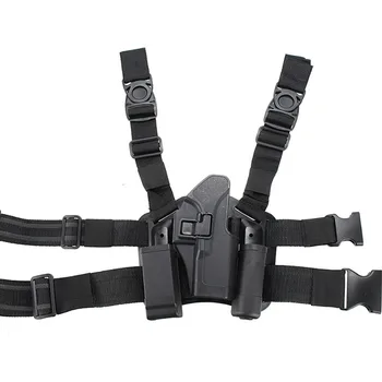 

Tactical Pistol Gun Holster Glock Military Airsoft Gun Case Leg Holster Right Hand Hunting Holster For Glock 17 19 22 23 31 32