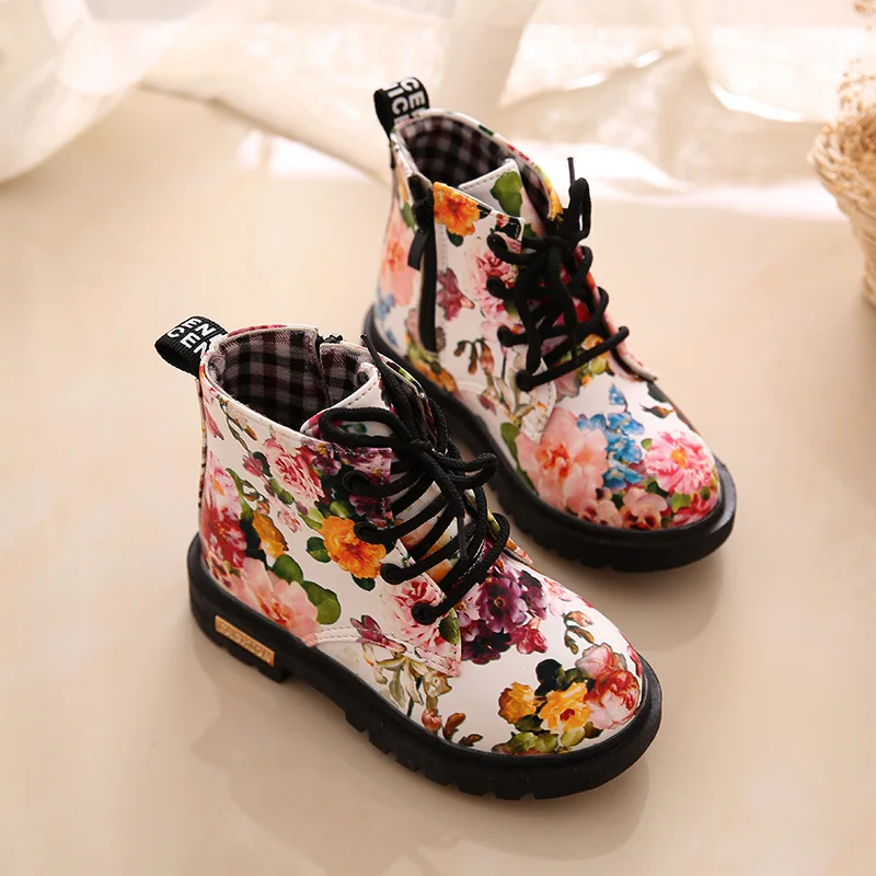 Children's Baby Girl Boots Winter New Arrivals Snow Boots Children's Shoes Children Patent Leather Kids Boy Boots Size 21-30