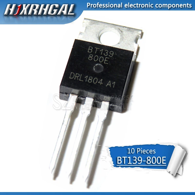100PCS BT139 800E TO220 BT139 800 TO 220 BT139 139 800E hjxrhgal-in ...