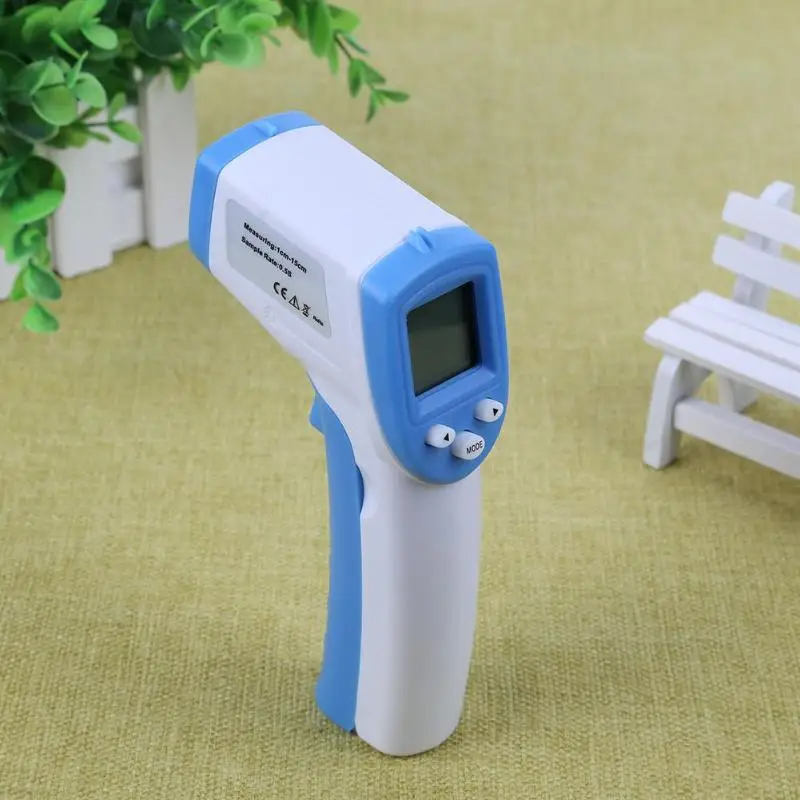 Цифровой термометр инфракрасный Детский Взрослый лоб Бесконтактный ручной инфракрасный портативный термометр для тела с ЖК-подсветкой