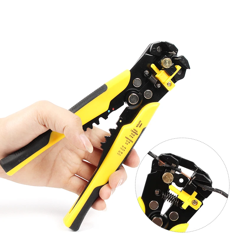 

Cable Wire Stripper Automatic Crimping Tool Peeling Pliers Adjustable ferramentas Cutter multitool Multifunctional