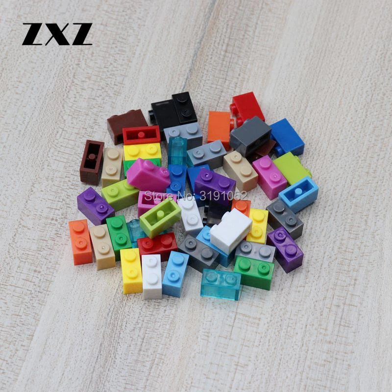 모델 구축 키트 벽돌 1x2 DIY 크리 에이 티브 벽돌 장난감 교육 대량 벽돌 3004 블록 어린이를위한 성 만들기