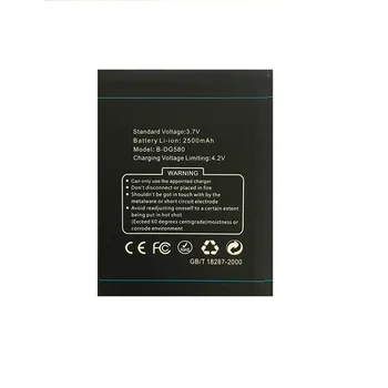 

3.7V 2500mAh B-DG580 cell phone battery For DOOGEE KISSME DG580 Battery