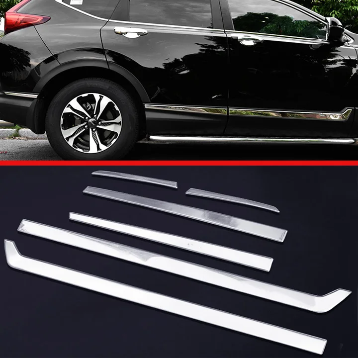 Stainless steel Side Door Body Molding Moulding Trim For Honda CR V CRV