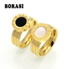 Best Buy Women Rings Shells Numeral Luxury Jewelry Stainless-Steel Roman Famous-Brand Female Top-Quality 9jOjOYlR