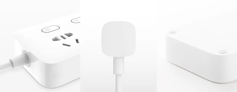 Оригинальный Xiaomi Mijia power Strip 4 розетки 4 переключатели подуправления 2 м кабель 5 В/2.1A 3 USB порта удлинитель зарядное устройство