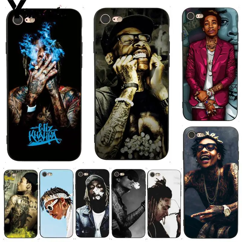 

Yinuoda Rapper Wiz Khalifa Better Phone Case for iPhone 7 6 X Case 6S 6plus 7 7plus 8 8Plus X XS XR 11 11pro 11promax