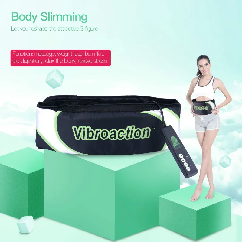 Queima de Gordura Perda de Peso Vibroaction Massageador Cinto Magro Massagem Cintura Elétrica Emagrecimento Vibratório S46 2 perda de peso massageador cinto s46