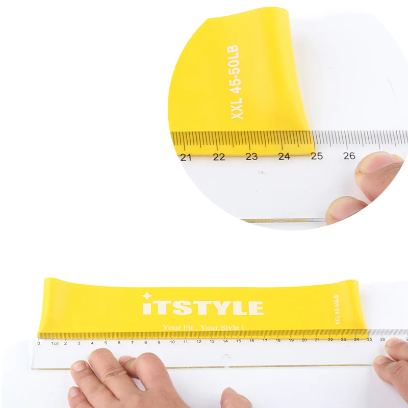 Резиновые ленты ITSTYLE эластичная фитнес резинка 6 уровней нагрузки для упражнений