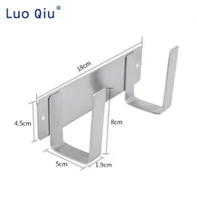 Двухслойная Подставка под крышку и ложку из нержавеющей стали, настенная подставка с присоской печное устройство, кухонная стойка-держатель для хранения аксессуаров