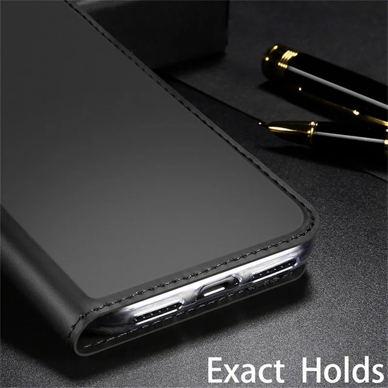 Ультра тонкий магнитный мягкий чехол-книжка из гладкой кожи для iPhone X XS MAX XR 6s 7 8 Plus 11 Pro держатель для карт чехол-подставка