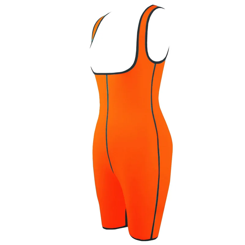 Потоотделение неопрена талии корректирующий корсет контроль женщины талии Bodycon Корсеты фиксирующая, для похудения тела формирователь боди прикладочный подъемник - Цвет: Orange