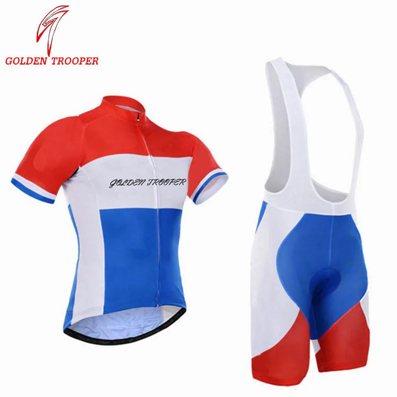 Cycling Sports Jersey Quick Dry Clothing Golden Trooper Short Wholesale